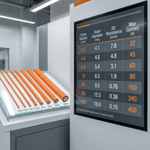 Câble de stockage d'énergie nouvelle génération DC1500V EVRP pour véhicules électriques, blindé haute tension, 2.5 4 16 95 150MM2, pour moteur et batterie - Product Image 4