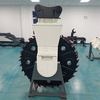 Grande machine de creusement de fossés et de canaux sur chenilles avec moteur et boîte de vitesses - Haute puissance de creusement, garantie 1 an pour l'irrigation et le drainage agricoles