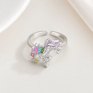 Anello con Design Unicorno, Anello di Tendenza per Donne, Accessorio Creativo da Dito, Regalo - Product Image 6