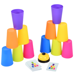 Il gioco educativo di battaglia per bambini Stack Cup migliora la coordinazione occhio-mano e la consapevolezza spaziale - Product Image 3