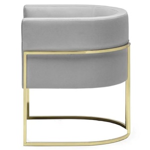 Sillón de Salón Estilo Italiano, Mueble de Salón, Sillón de Terciopelo Verde para Manicura - Product Image 2