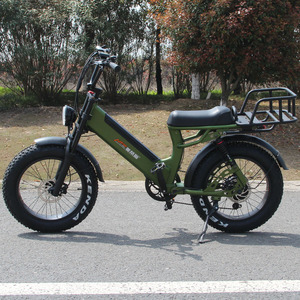 Bicicleta Eléctrica Fat Bike al por Mayor con Batería de Litio de 48V 1000W, Cuadro de Acero, Motor en Rueda, Neumático de Montaña, Asiento Tipo Banana y Certificación CE - Product Image 1