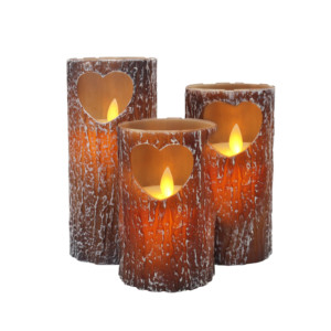Juego <span class=keywords><strong>de</strong></span> 3 Velas <span class=keywords><strong>de</strong></span> plástico con llama móvil para el hogar, Set <span class=keywords><strong>de</strong></span> 3 luces LED para decoración <span class=keywords><strong>de</strong></span> fiestas, bodas y exteriores, 2022 - Product Image 1