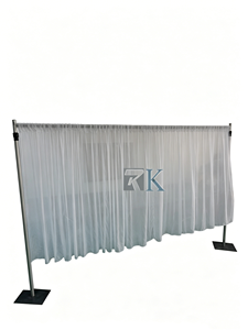 Aluminum <b>Standing</b> Curtain System Pipe and Drape <b>Backdrop</b> Pipe Kit for Wedding Event - Product Image 1