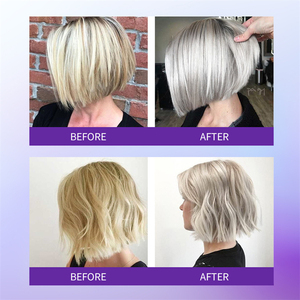 30ml di Shampoo viola correttore tono <span class=keywords><strong>giallo</strong></span> Brassiness eliminando le estremità Modulare riparando la lucentezza aumentando il colore che illumina lo Shampoo - Product Image 5