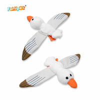 Jouet en peluche pour chien Famipet, nouveau design mignon de mouette, doux, à effet froissé et couineur, en stock