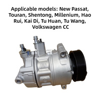 Composants de compresseur de climatisation 1KD820803M Modèles de véhicules applicables : Volkswagen Speedster, Touran, Tiguan, Volkswagen CC