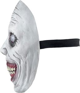 <span class=keywords><strong>Maschera</strong></span> di Halloween da Demone Spaventosa e Realistica in Lattice Naturale con Occhi Bianchi Raccapriccianti per Cosplay - Product Image 6