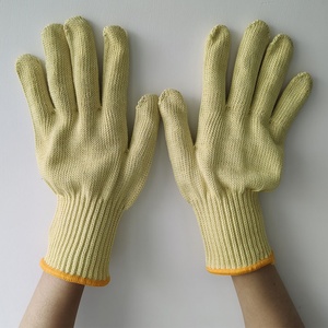 ถุงมือเซฟตี้สีเหลืองสำหรับงานหนัก ป้องกันการบาด ทนไฟ ทนความร้อน ผลิตจากอะรามิด รับผลิตตามสั่ง ขายส่งจากโรงงานโดยตรง - Product Image 2