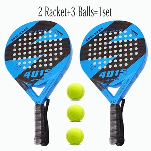 Original Factory Padel Raqueta Playa Tenis Fibra de carbono Raqueta Cricket Bat Cubierta Dropshot Tenis Padel Hombre Bolsa Pala - Product Image 3