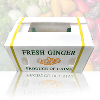 Fabricant poly PP ondulé tomate fraîche raisin emballage en plastique fruits stockage empilable expédition boîte de circulation