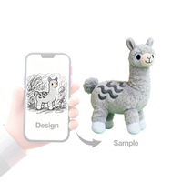 Peluche personnalisée OEM d'usine, mascotte de poupée anime, animaux en peluche doux, peluche super douce brodée, peluche de chameau anti-stress pour fête