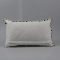 Coussin chaud en fourrure de chèvre, pour canapé, coussin carré court, personnalisé, mode luxe,