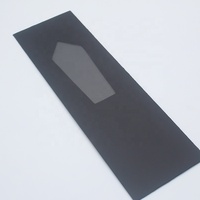 Boîte à enveloppe plate personnalisée en papier kraft avec fenêtre transparente en PVC, pelliculage brillant, recyclable, livraison en 15-20 jours