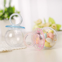 Biberon mamelon boîte à bonbons conteneur décoration d'anniversaire pour enfants bébé douche Souvenir cadeaux boîte à bonbons stockage