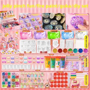 Coffret Cadeau Complet d'Accessoires DIY en Plastique pour Étudiants : Cire à Modeler, Cire Gelée, Pâte à Modeler et Slime – Plus de 24 Couleurs pour la Création Artistique - Product Image 5
