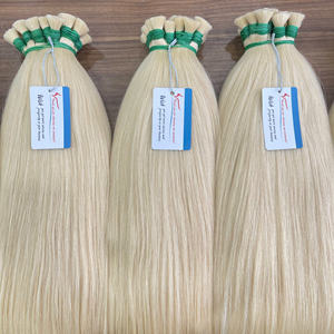 Extensiones de cabello humano virgen Remy de Vietnam de extremo grueso de color HS de pelo a granel de calidad superior 100% - Product Image 5