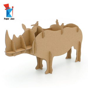 Scatola portaoggetti da scrivania fai-da-te in carta per bambini e genitori creativi - Product Image 5