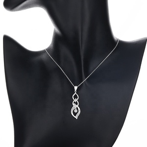 Xoắn ốc Hollow Shape sao <span class=keywords><strong>2</strong></span> Carat moissanite Sterling Silver 925 mặt dây chuyền đồ trang sức thời trang dây chuyền cho phụ nữ - Product Image 5