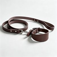 Collier pour chien en cuir de vachette pleine fleur large, modèle queue de poisson, pour lévrier, whippet, chien de chasse, réglable