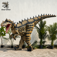 Costume de dinosaure T-Rex réaliste et personnalisé pour adulte, en acier et silicone, portable, pour intérieur/extérieur, aéroport, centre commercial, certifié CE