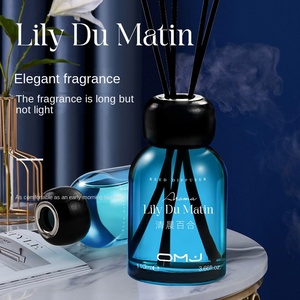 Bestseller OMJ Lily <span class=keywords><strong>Du</strong></span> Matin Diffuseur à bâtonnets 110ml Stock personnalisable Parfum floral - Longue durée Unisexe Style moderne (30 - Product Image 5