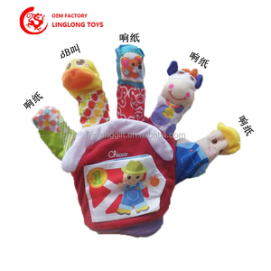 Tùy Chỉnh Sản Phẩm Thời Trang Palm Hình Dạng Đồ Chơi Sang Trọng Giáo Dục Nhân Viên Đồ Chơi Sang Trọng Thông Minh Ngón Tay Đồ Chơi Sang Trọng Động Vật Tay Con Rối - Product Image 4