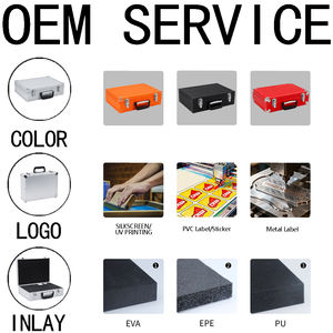 Ningbo Usine Directe En Gros Noir En Alliage D'aluminium <span class=keywords><strong>Carte</strong></span> De Sécurité Deck Cas avec Serrure À Clé pour 60 + Classé Sport <span class=keywords><strong>Carte</strong></span> À Collectionner Cas - Product Image 3