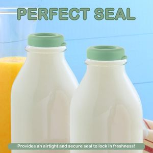 Silicone Thay Thế Mũ Cho 48Mm Đường Kính Chai Tái Sử Dụng Lâu Dài Dễ Dàng Làm Sạch Chai Nắp Cho Chén Trà Đĩa - Product Image 2