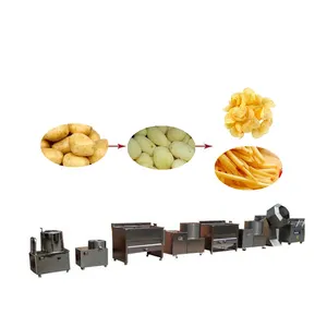 Fabricants vente en gros, ligne de production de frites surgelées semi-automatiques étanches équipement de production de chips de pomme de terre