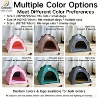 Tente pliable pour animaux de compagnie, lit pour chat et chien, portable, extérieur/intérieur, maisonnette pop-up, imperméable, respirante, avec fermeture éclair, toutes saisons
