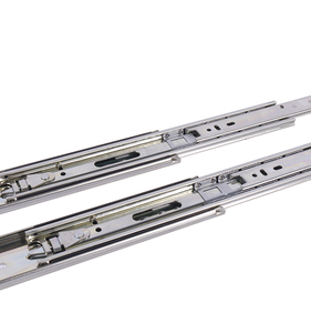 76mm Full Extension 200kg Locking Heavy Load Duty Telescopic Drawer Slides Rails For Tool Kit