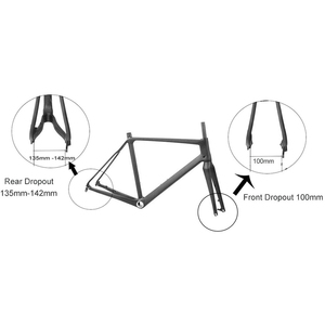Motore elettrico senza spazzola elettrico del raggio della bicicletta della <span class=keywords><strong>forcella</strong></span> posteriore 500mm della <span class=keywords><strong>forcella</strong></span> 100mm della parte anteriore del motore del mozzo di cc del Mountain Bike 36V 48V 135 W - Product Image 3