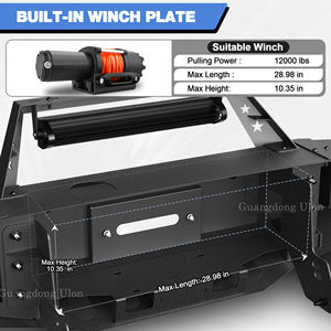 Parachoques delantero a <span class=keywords><strong>precio</strong></span> de fábrica compatible con <span class=keywords><strong>camioneta</strong></span> Chevy <span class=keywords><strong>Silverado</strong></span> 2011 2014 2500 HD 3500 con placa de cabrestante, LED y anillos en D - Product Image 4