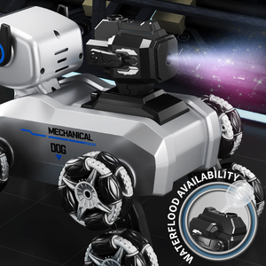 Nueva llegada truco <span class=keywords><strong>Robot</strong></span> perro programable RC juguete electrónico mascota con control de voz regalo de plástico duradero para niños - Product Image 4