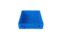 Boîtes de logistique en plastique 480-100, empilables, résistantes, conteneurs de stockage en gros