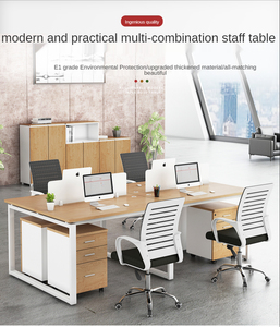 Juego de mesa y silla de oficina Escritorio de estación de trabajo de partición muebles de oficina muebles comerciales cubículo modular Bureau de travail - Product Image 2