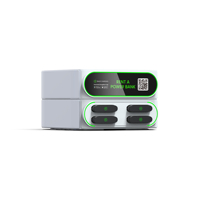 Station d'alimentation portable, batterie externe 6000mAh, batterie Li-polymère, charge rapide 36W, design ultra fin, ignifuge, station cellulaire