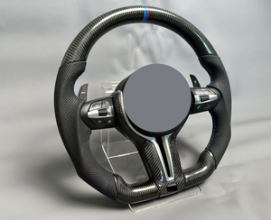 Volant de direction pour <span class=keywords><strong>BMW</strong></span> F30 F10 F18 F32 E90 E92 E60, nouveau design 2026, <span class=keywords><strong>prix</strong></span> d'usine, fibre de carbone, volant sport M - Product Image 1