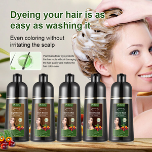 Shampoo colorant pour <span class=keywords><strong>cheveux</strong></span> Mokeru, huile de Batana naturelle 3 en 1, vente en gros OEM, shampooing colorant brun foncé pour la coloration à domicile, hommes et femmes - Product Image 6