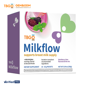 TBG Miglior Prezzo OEM Polvere di Elettroliti Milkflow, Polvere di Erbe Selvatiche in Bottiglia, Certificato Halal, Vitamina Vegetale Proteica Supportante - Product Image 6