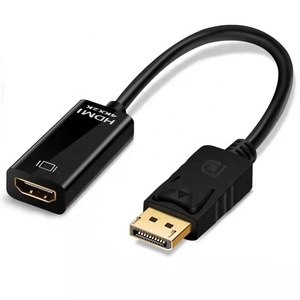 Yüksek kalite altın kaplama kadın HDTV adaptör kablosu 4K 1080P DP dönüştürücü için monitör için hoparlör uygulaması - Product Image 3