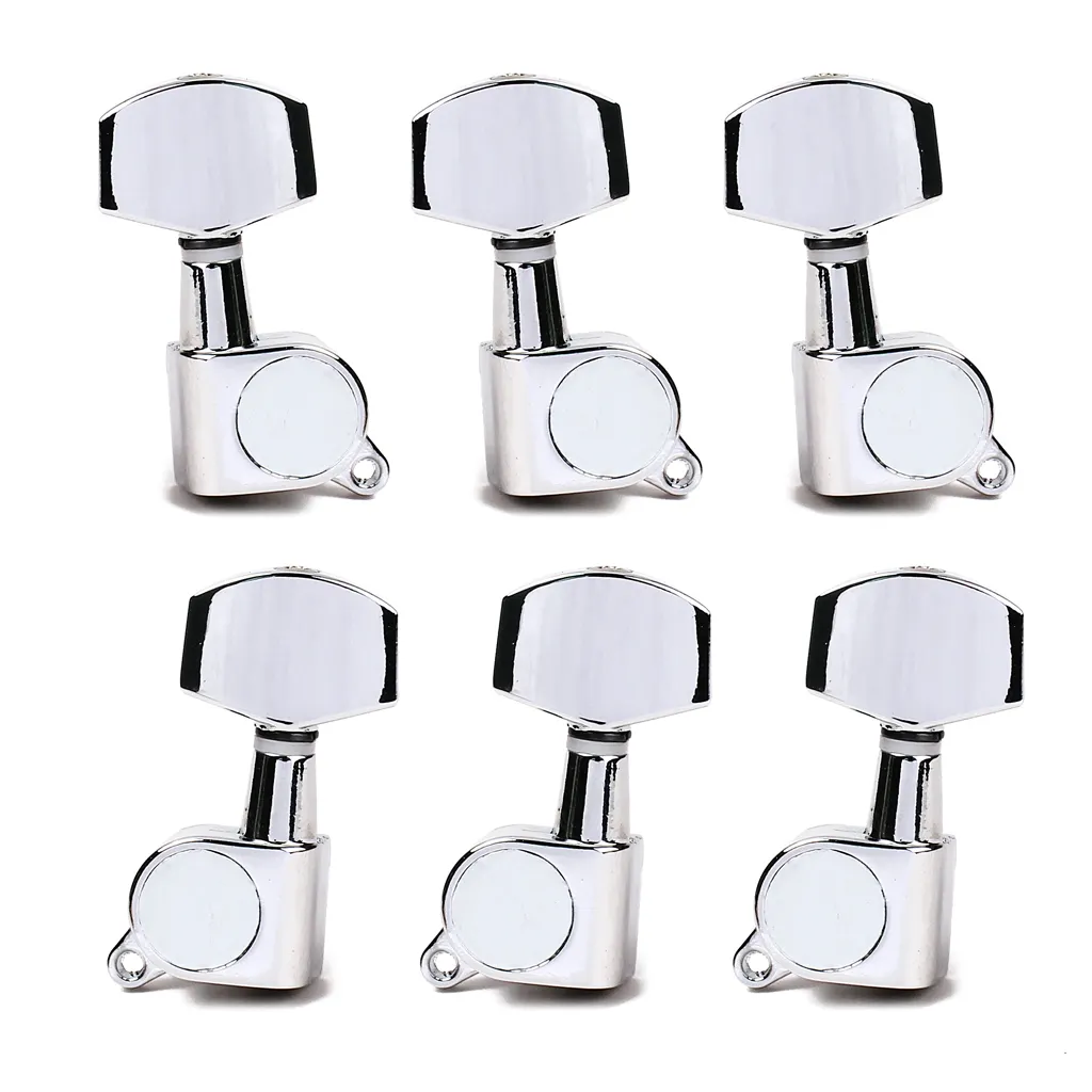 3L3R Sealed String Tuning Pegs Keys Machines Heads Tuners Electric Guitar Acoustic Guitar Parts Replacement Chrome/Black/Gold