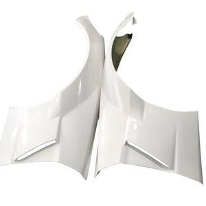 Pour 2005-2013 Corvette <span class=keywords><strong>C6</strong></span> <span class=keywords><strong>Z06</strong></span> Style de course 50mm garde-boue avant plus large (paire) fibre de verre FRP - Product Image 4