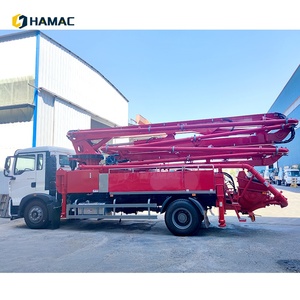 Pompe à béton montée sur camion HAMAC à moteur diesel, portée 48m-70m, avec prix compétitif, moteur et roulements inclus - Product Image 4