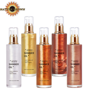 Tùy Chỉnh Vegan Mặt & Cơ Thể Trang Điểm Lâu Dài Bronze Vàng Tỏa Sáng Lâu Dài Làm Nổi Bật Không Thấm Nước Long Lanh Cơ Thể Ánh Sáng Lấp Lánh Dầu - Product Image 2