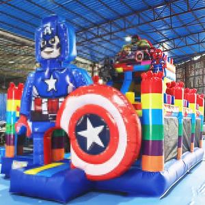 Castillo Inflable <span class=keywords><strong>de</strong></span> Superhéroes al por Mayor, Castillo Inflable Comercial <span class=keywords><strong>para</strong></span> Saltar, Brincolín <span class=keywords><strong>para</strong></span> Niños Pequeños, PVC <span class=keywords><strong>de</strong></span> 0.55 mm, Garantía <span class=keywords><strong>de</strong></span> 3 Años, Capacidad <span class=keywords><strong>de</strong></span> 600 kg - Product Image 4