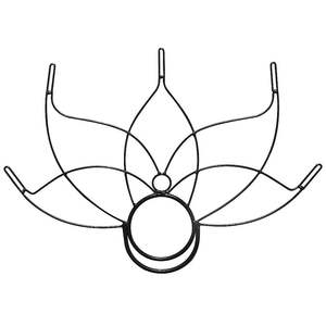 2025 Neueste Medium Lotus Fire Fan Frame Sport Feuer Jonglieren Ancing Metal Fire Fan Frame - Product Image 1