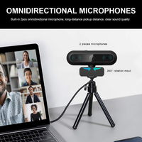 Kamera web mini C14 1080P, untuk pc mac laptop dengan Drive-free pasang dan Mainkan penutup mikrofon
