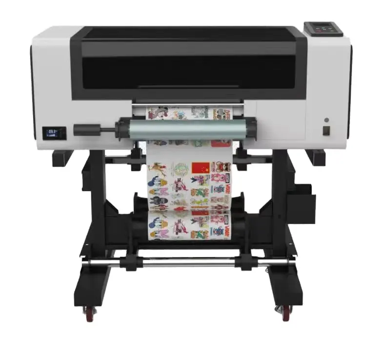 2024 New Arrival UV DTF Printer 31cm 60cm A3 Roll To Roll Logo UV Printer For Making UV Transfer Sticker For Industry